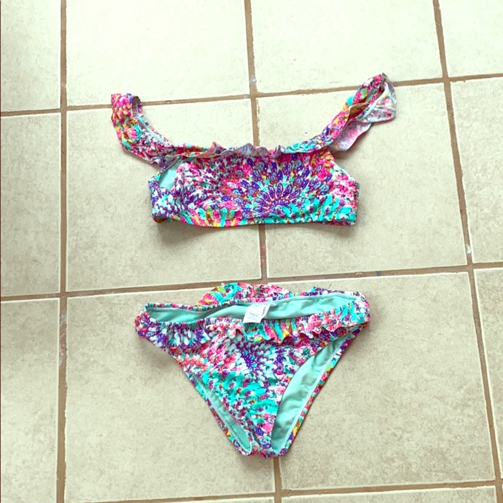Multi colored bikini